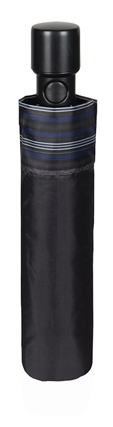 Perletti New Basic - Mini Ανδρική Ομπρέλα με Αυτόματο Άνοιγμα - Blue