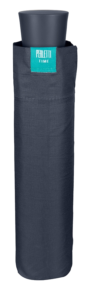 Perletti Time - Mini Αντιανεμική Ομπρέλα με Χειροκίνητο Άνοιγμα 96cm - Blue