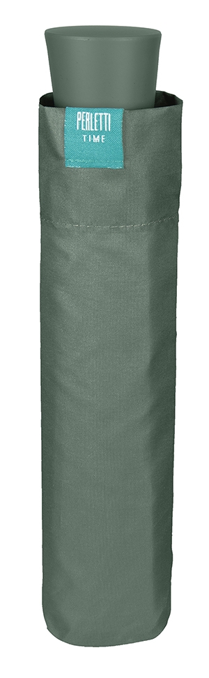 Perletti Time - Mini Αντιανεμική Ομπρέλα με Χειροκίνητο Άνοιγμα 96cm - Green