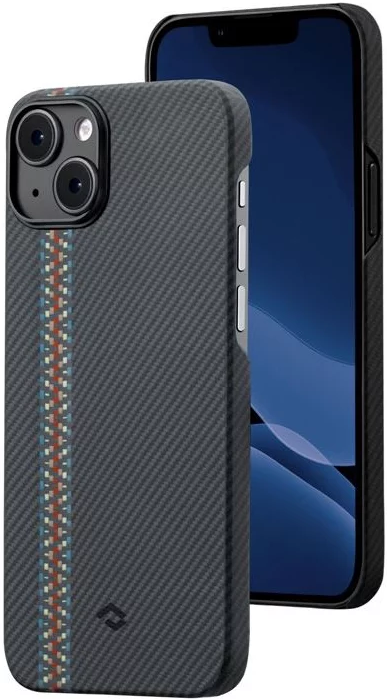 Pitaka Fusion Weaving MagEZ Case 3 - MagSafe Θήκη Aramid Fiber Body Apple iPhone 14 Plus - 0.95mm - 600D - Rhapsody (FR1401M)