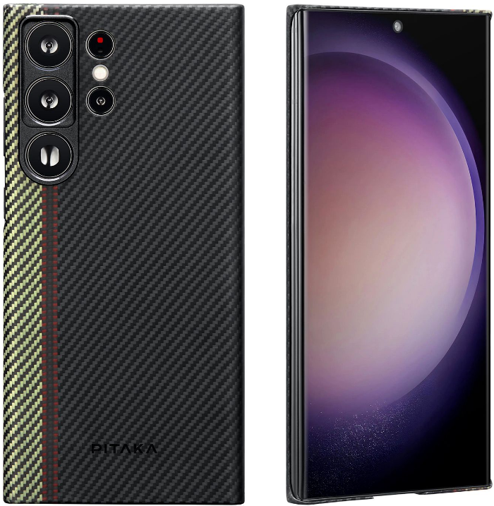 Pitaka Fusion Weaving MagEZ Case 3 - MagSafe Θήκη Aramid Fiber Body Samsung Galaxy S23 Ultra - 0.95mm - 600D - Overture