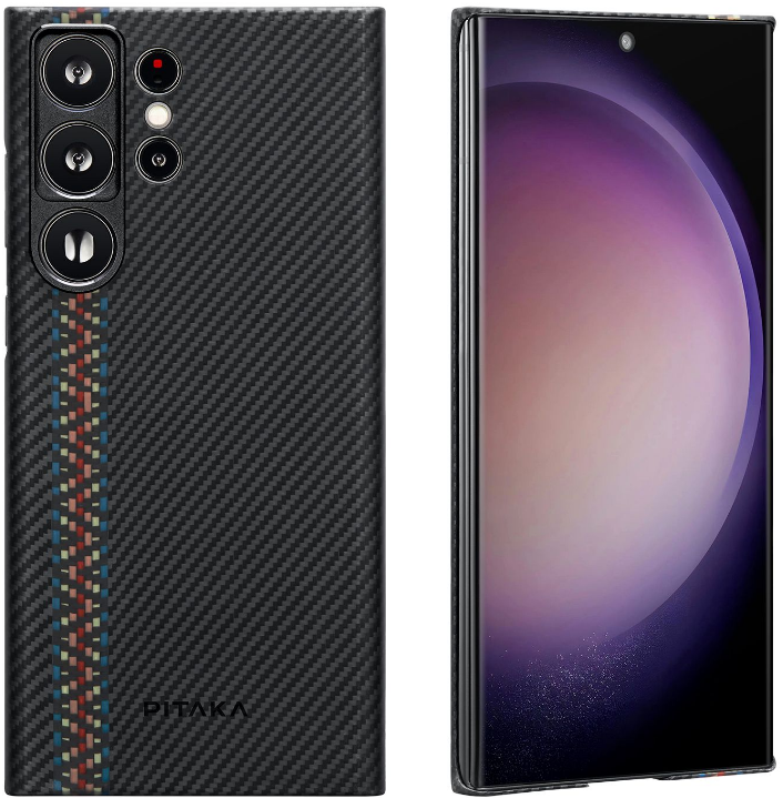Pitaka Fusion Weaving MagEZ Case 3 - MagSafe Θήκη Aramid Fiber Body Samsung Galaxy S23 Ultra - 0.95mm - 600D - Rhapsody