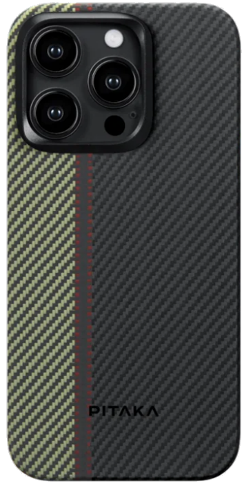 Pitaka Fusion Weaving MagEZ Case 4 - MagSafe Θήκη Aramid Fiber Body Apple iPhone 15 Pro - 0.95mm - 600D - Overture