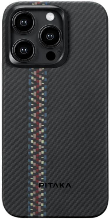 Pitaka Fusion Weaving MagEZ Case 4 - MagSafe Θήκη Aramid Fiber Body Apple iPhone 15 Pro Max - 0.95mm - 600D - Rhapsody