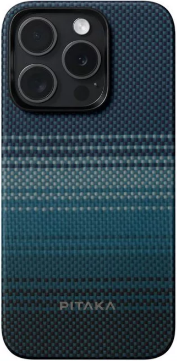 Pitaka Fusion Weaving MagEZ Case 5 - MagSafe Θήκη Aramid Fiber Body - Apple iPhone 15 Pro - 0.75mm - 1500D - Moonrise