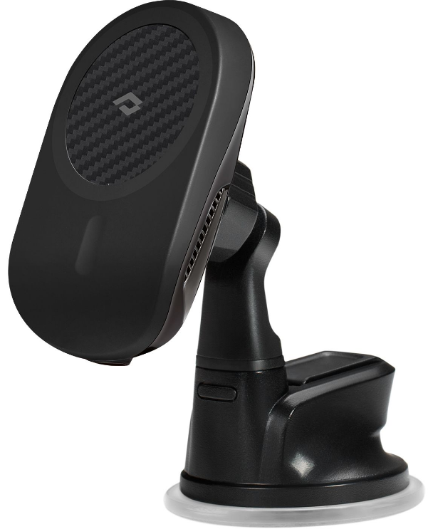 Pitaka MagEZ Car Mount Pro Suction Cup - Μαγνητική Βάση Ασύρματης Φόρτισης MagSafe με Βεντούζα για Ταμπλό Αυτοκινήτου - Black