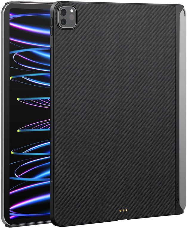 Pitaka MagEZ Case 2 - Θήκη Aramid Fiber Body Apple iPad Pro 12.9" 2022 / 2021 - Black / Grey / Twill