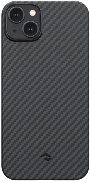 Pitaka MagEZ Case 4 - MagSafe Θήκη Aramid Fiber Body Apple iPhone 15 Plus - 1.15mm - 1500D - Black / Grey / Twill