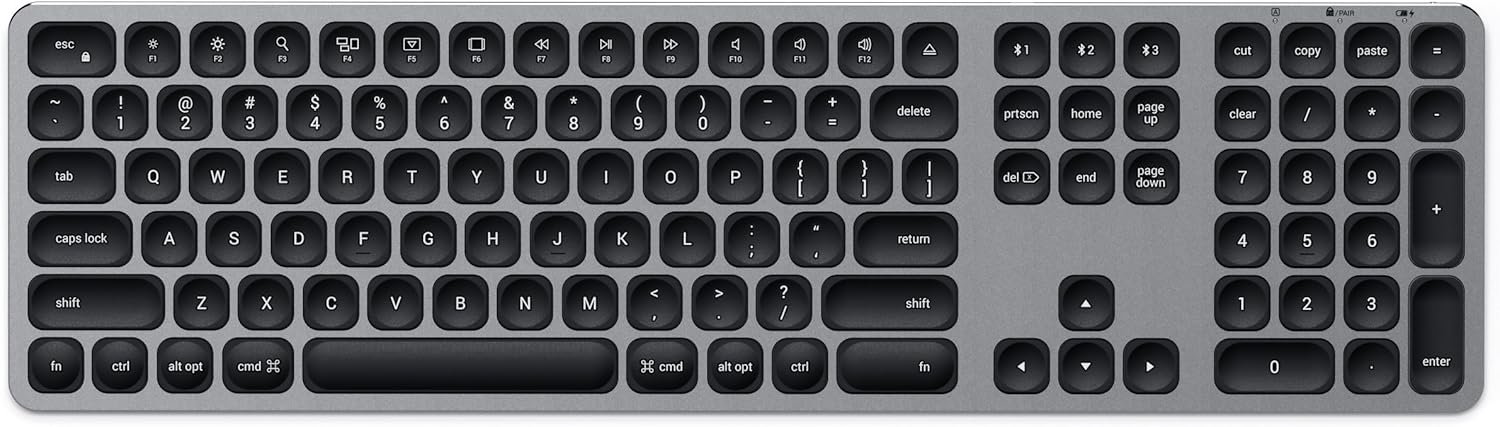 Πληκτρολόγιο Satechi Bluetooth Keyboard για Mac Ασύρματο Bluetooth Αλουμινίου QWERTY Αγγλικό US Space Gray