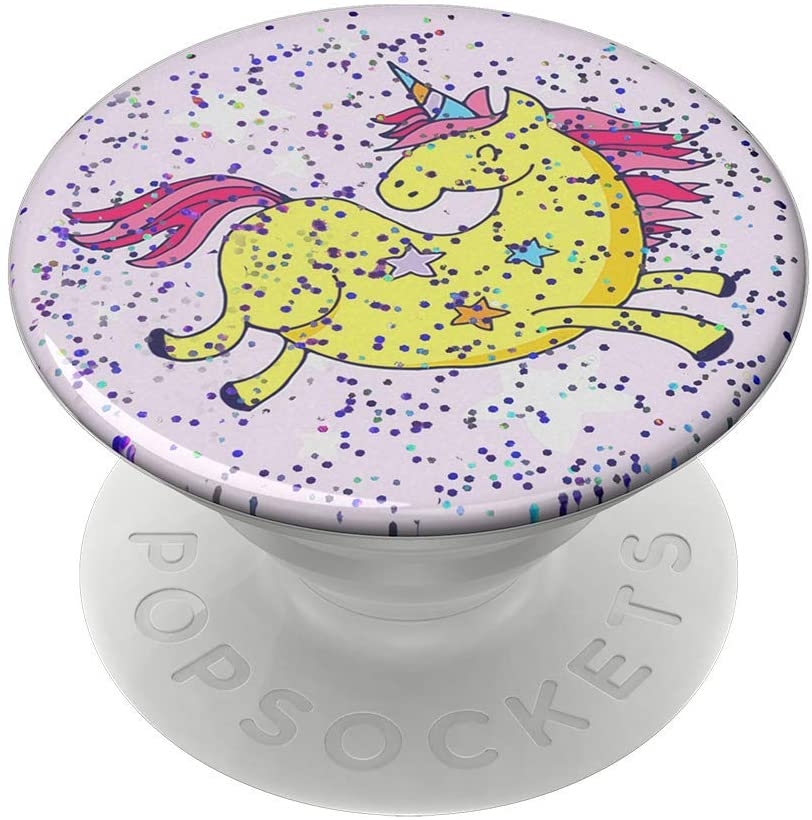 PopSocket Premium Glitter Jumping Unicorn