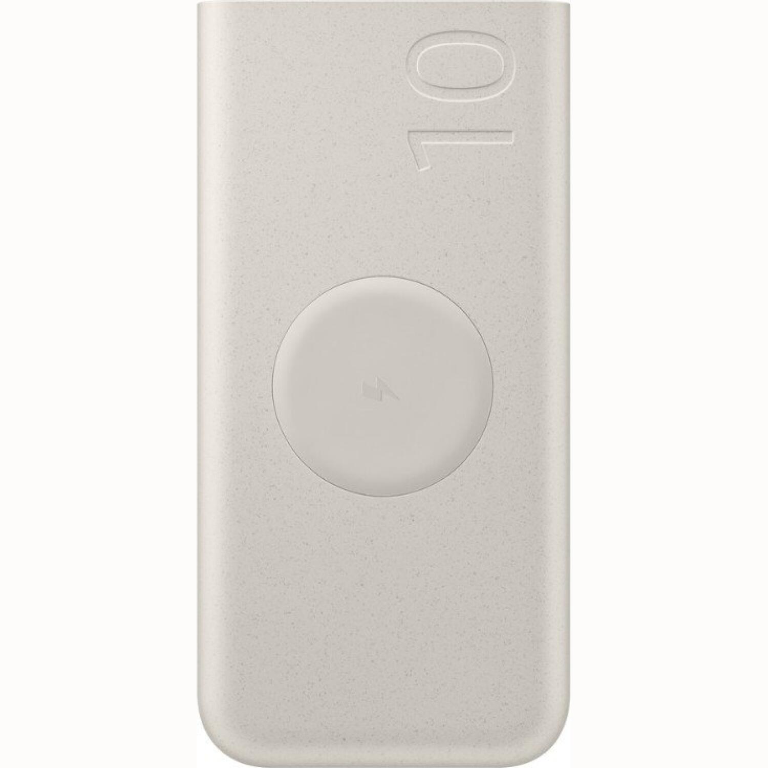 PowerBank Official Samsung External Wireless Battery Pack με Μαγνητική Ασύρματη Φόρτιση & 2 x Θύρες Type-C 25W 10.000mAh Beige