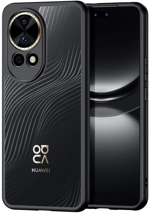 Premium Ημιδιάφανη Σκληρή Θήκη - Huawei Nova 12 Pro - DuxDucis Aimo Series - Black (6934913021989)