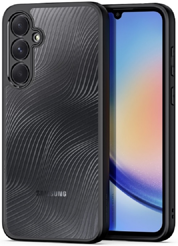Premium Ημιδιάφανη Σκληρή Θήκη - Samsung Galaxy A35 - DuxDucis Aimo Series - Black