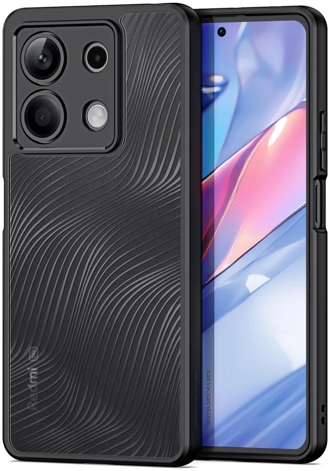 Premium Ημιδιάφανη Σκληρή Θήκη - Xiaomi Redmi Note 13 5G - DuxDucis Aimo Series - Black