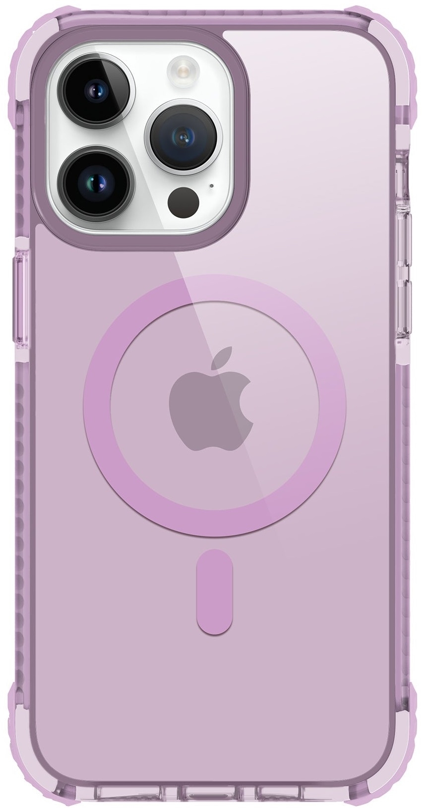 Prodigee Safetee Neo + Mag - Σκληρή Ανθεκτική Ημιδιάφανη Θήκη MagSafe - Apple iPhone 15 Pro Max - Lilac 