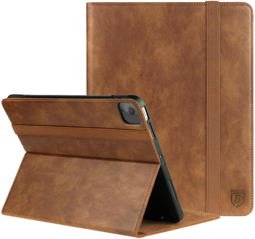 PU Θήκη με Υποδοχή για Apple Pencil - Apple iPad Air 13" 2025 / 2024 - Rosso Element - Brown