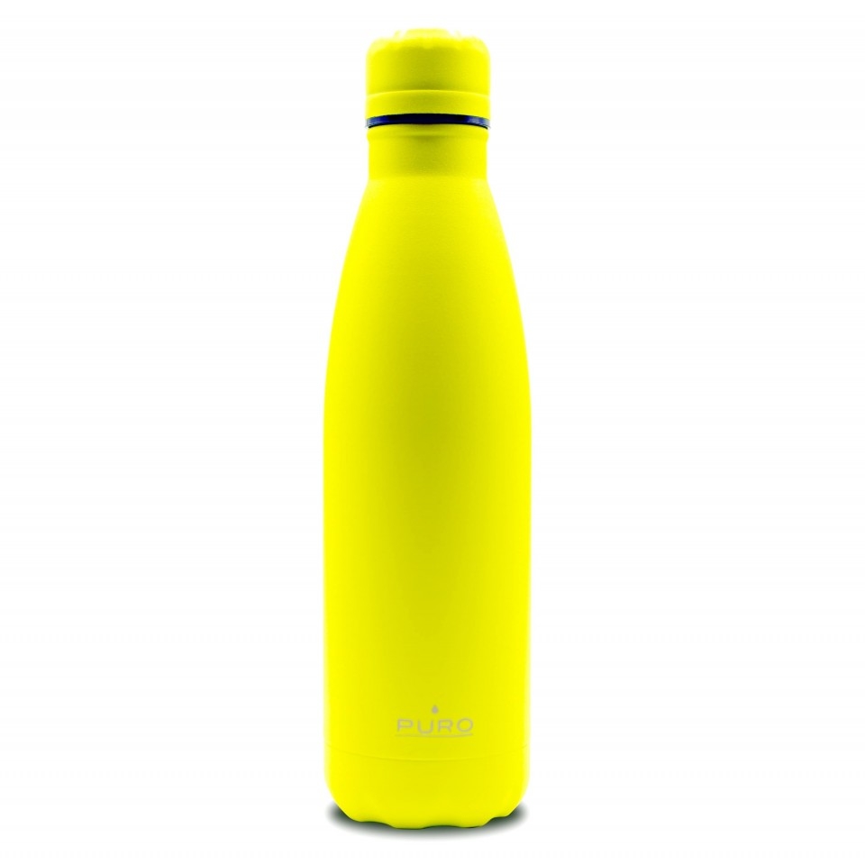 Puro Icon Giallo Fluo Double Wall Powder Bottle 500ml - Yellow