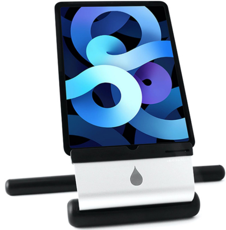 Rain Design iRest - Βάση Αλουμινίου για iPad / Tablet έως 13" με Υποστήριξη Μαξιλαριών - Black / Silver