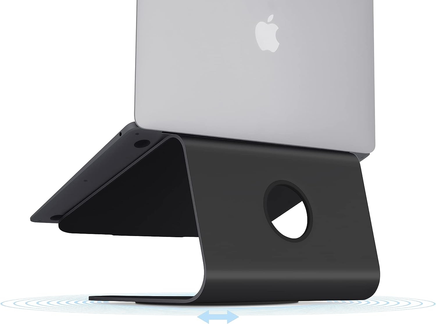 Rain Design mStand 360 - Βάση Αλουμινίου για Laptop έως 17" με Περιστρεφόμενη Βάση - Black