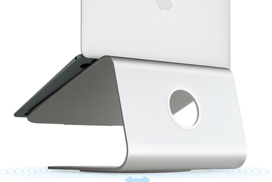 Rain Design mStand 360 - Βάση Αλουμινίου για Laptop έως 17" με Περιστρεφόμενη Βάση - Silver