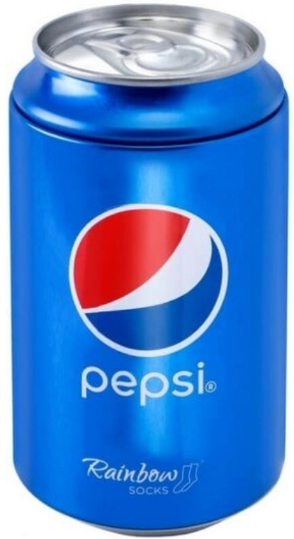 Rainbow Socks / Can Socks - Κουτάκι Pepsi με Κάλτσες Μέχρι τη Γάμπα από Βαμβάκι - Μέγεθος 41-46 - Pepsi Socks