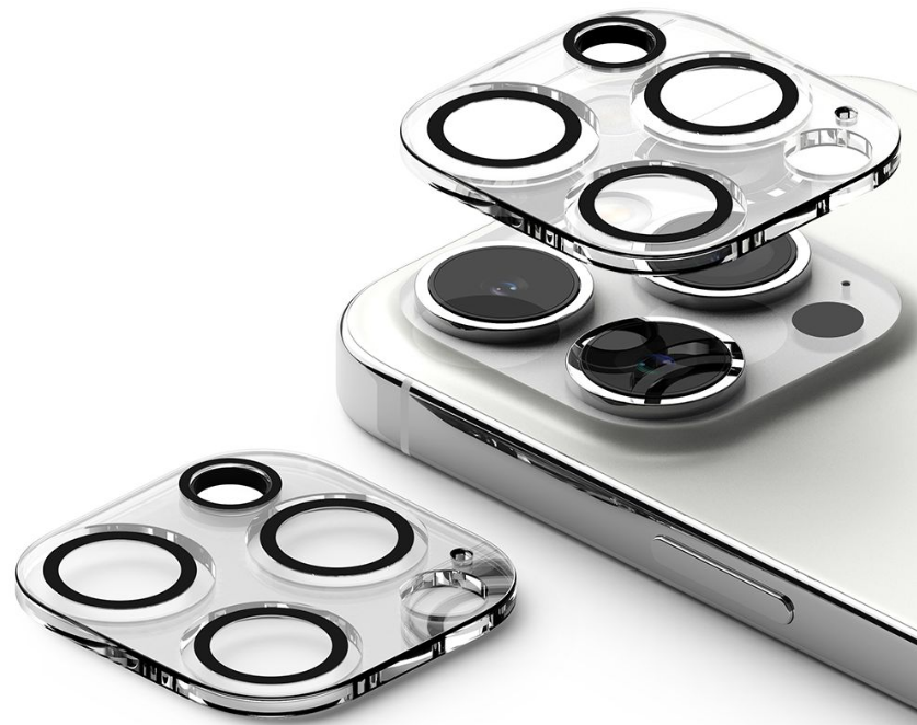 Ringke Camera Protector Full Cover Glass - Αντιχαρακτικό Γυαλί για Φακό Κάμερας Apple iPhone 15 Pro - 2 Τεμάχια - Clear