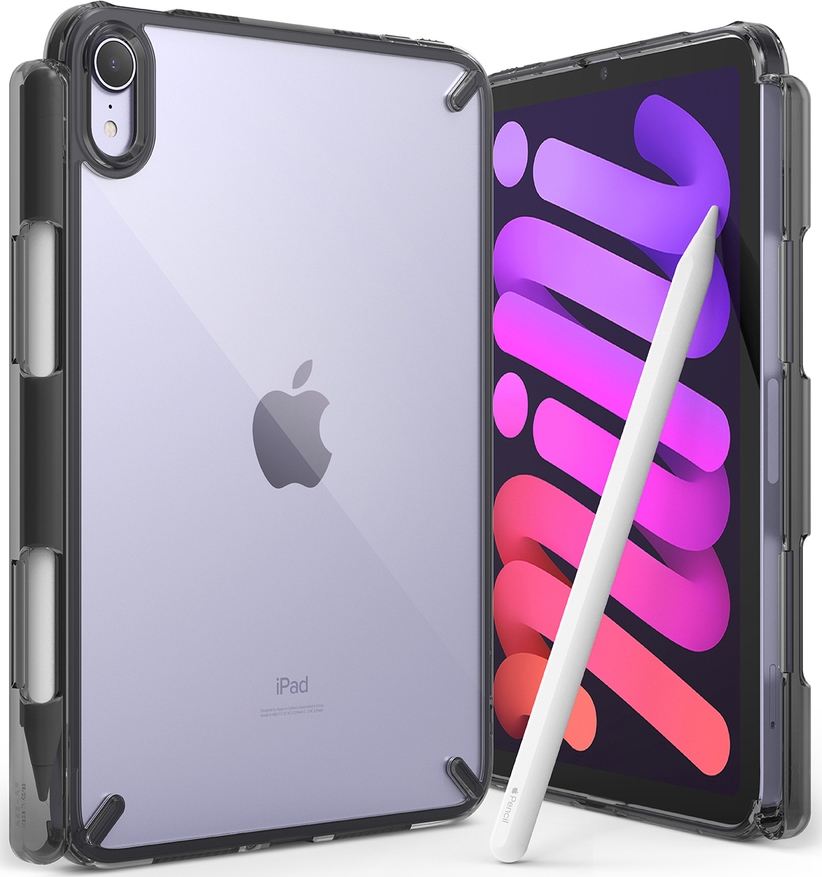 Ringke Fusion Σκληρή Θήκη με TPU Bumper - Apple iPad mini 7 2024 / 6 2021 - Smoke Black
