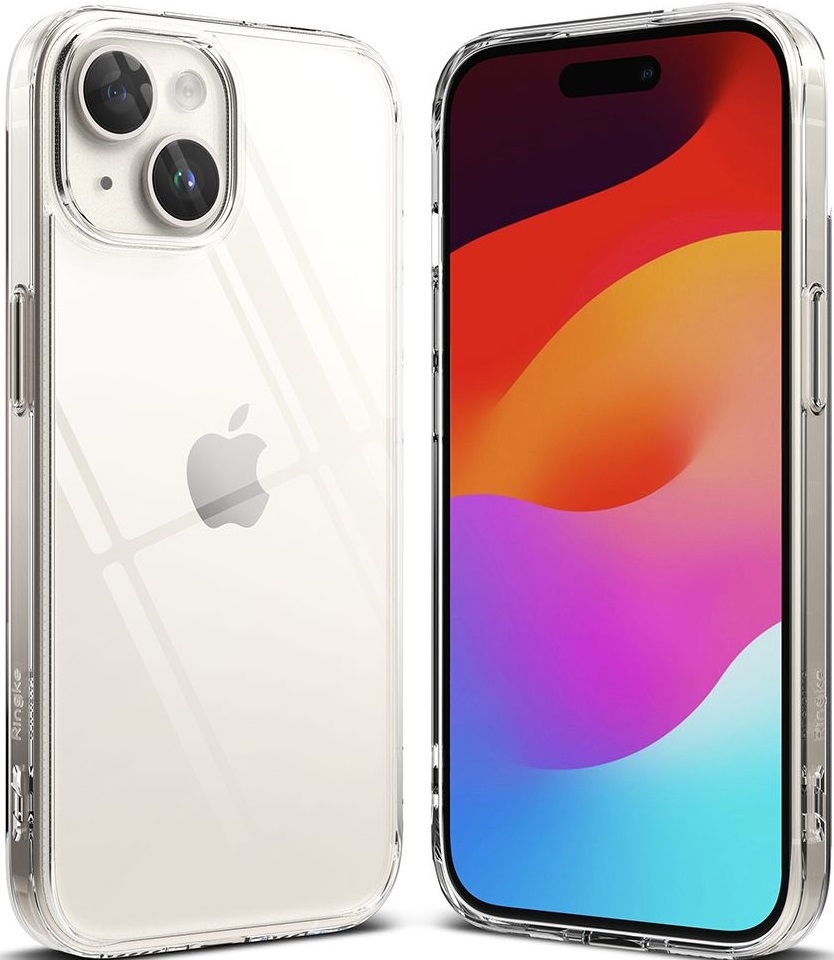 Ringke Fusion Σκληρή Θήκη με TPU Bumper - Apple iPhone 15 - Clear 