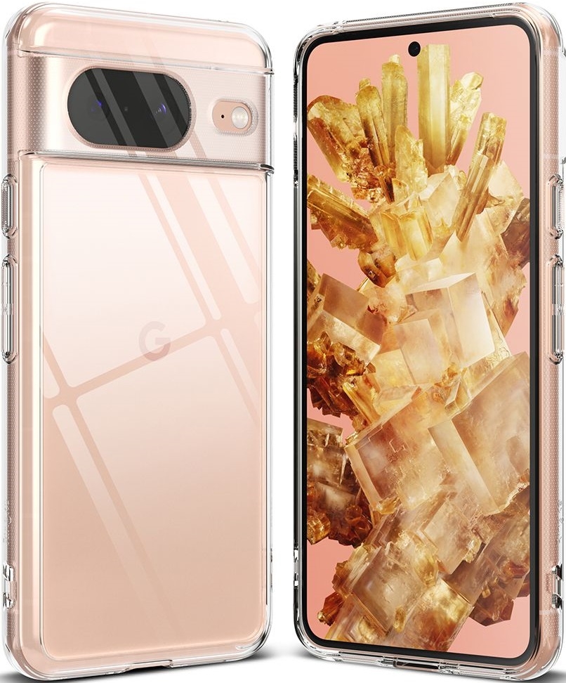 Ringke Fusion Σκληρή Θήκη με TPU Bumper - Google Pixel 8 - Clear (8809961781292)