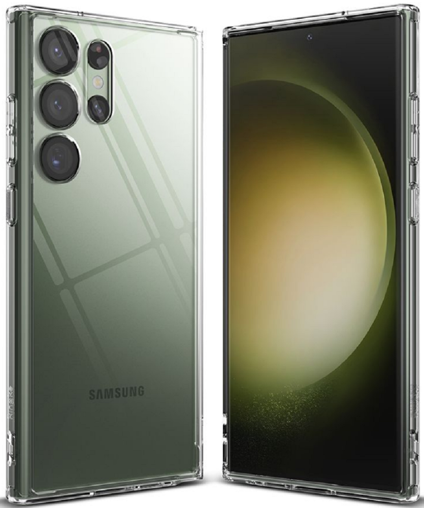 Ringke Fusion Σκληρή Θήκη με TPU Bumper - Samsung Galaxy S23 Ultra - Clear