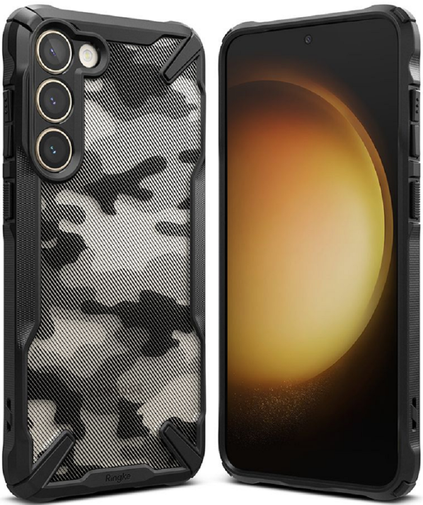 Ringke Fusion X Θήκη - Samsung Galaxy S23 - Camo Black