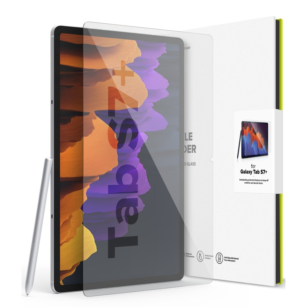 Ringke Invisible Defender ID Glass - Premium Αντιχαρακτικό Γυαλί Οθόνης Samsung Galaxy Tab S8 Plus / S7 Plus 12.4"
