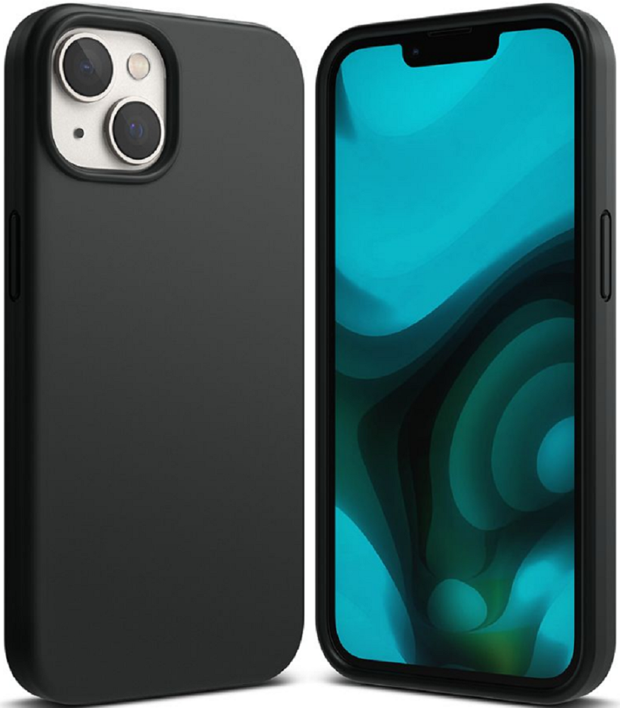 Ringke Silicone - Ανθεκτική Θήκη Σιλικόνης - Apple iPhone 15 Plus / 14 Plus - Black