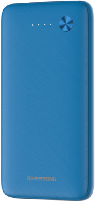Riversong Horizon 10 PowerBank - Φορητή Μπαταρία Φόρτισης με 2 x USB-A - 10.000mAh - 2.4A - Blue