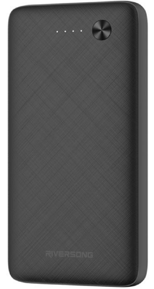 Riversong Horizon 20 Powerbank Φορητή Μπαταρία Φόρτισης - 2 x USB-A / 1 x Type-C / 1 x MicroUSB - 20000mAh - 2.4A - Black - 2 Έτη Εγγύηση