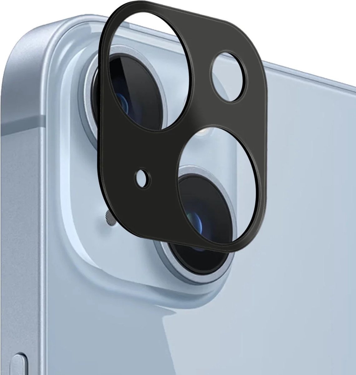 Rosso Camera Lens Protector - Προστατευτικό Κάλυμμα Κάμερας - Apple iPhone 15 / 15 Plus - Black