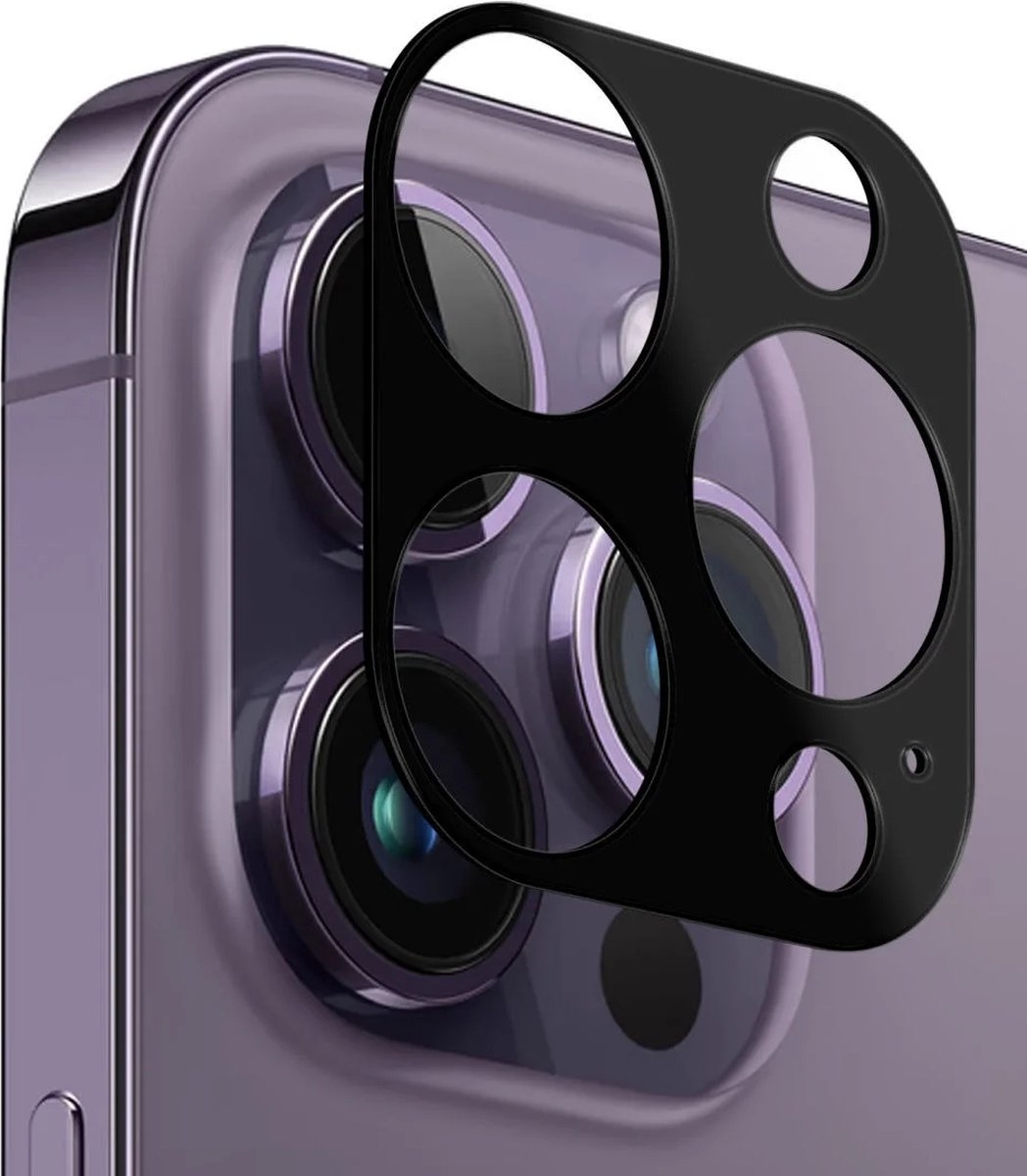 Rosso Camera Lens Protector - Προστατευτικό Κάλυμμα Κάμερας - Apple iPhone 15 Pro / 15 Pro Max - Black
