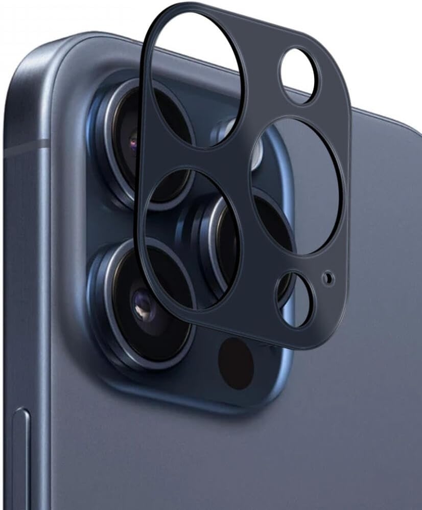 Rosso Camera Lens Protector - Προστατευτικό Κάλυμμα Κάμερας - Apple iPhone 15 Pro / 15 Pro Max - Blue