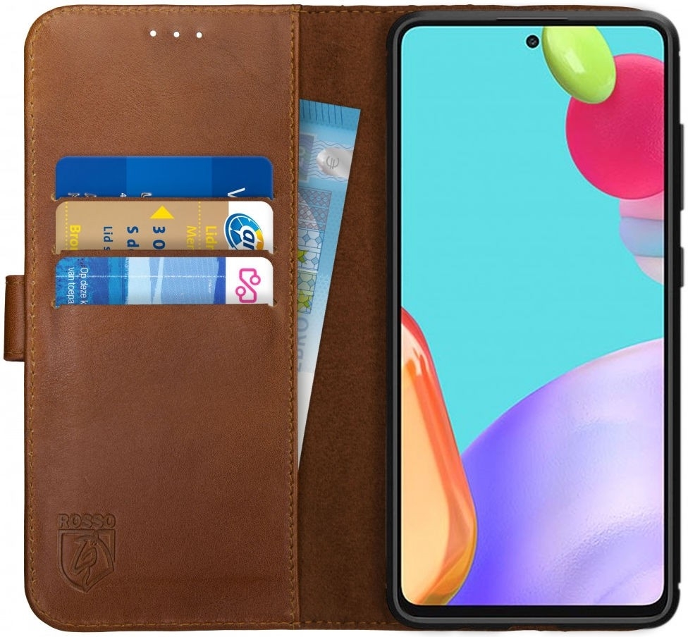 Rosso Deluxe Δερμάτινη Θήκη Πορτοφόλι Samsung Galaxy A73 5G - Brown