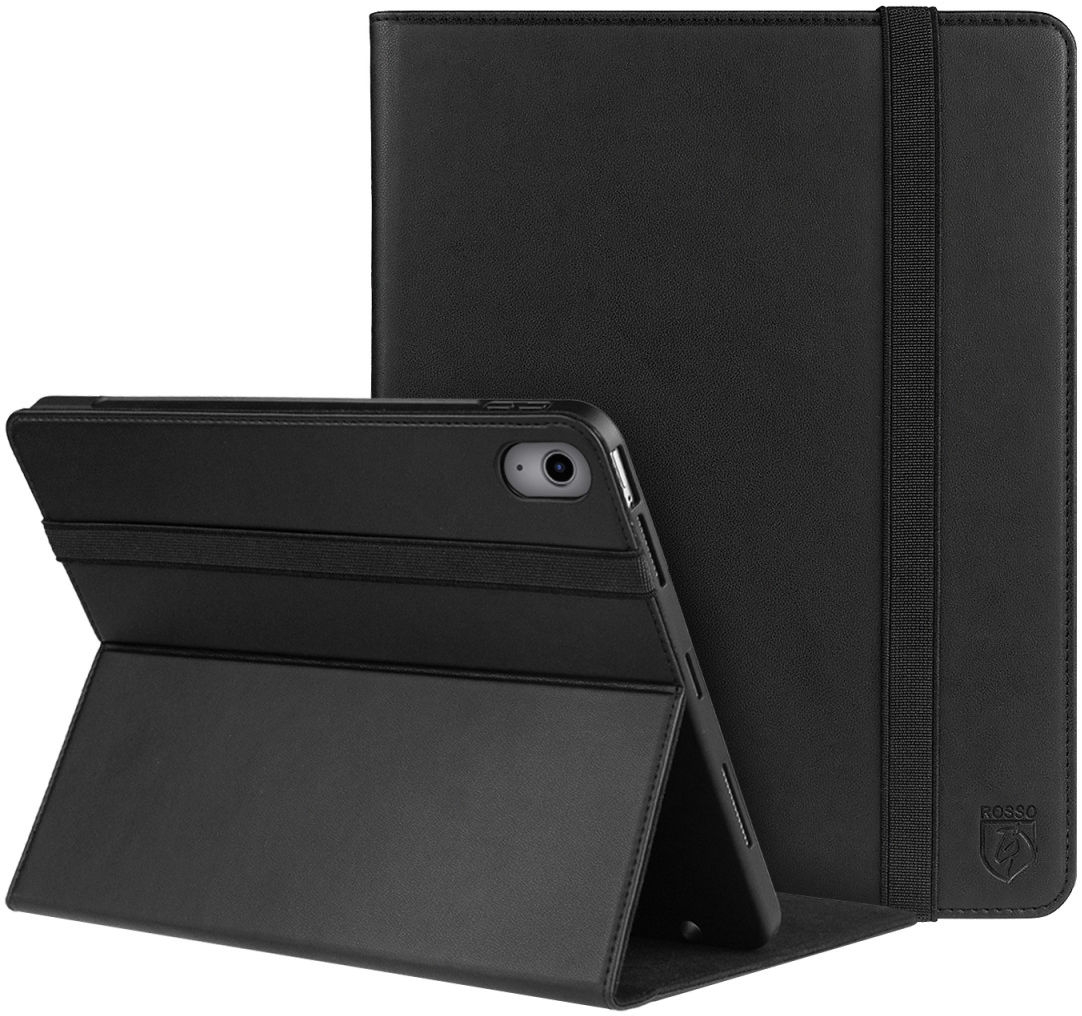 Rosso Element PU Θήκη Apple iPad (A16) 11th Gen. 2025 11" / 10th Gen. 2022 10.9" με Υποδοχή Apple Pencil Black