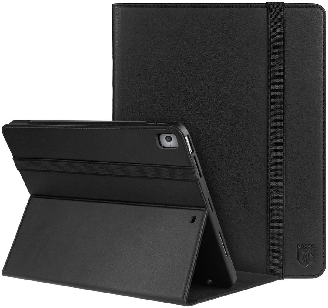 Rosso Element PU Θήκη Apple iPad Air 3rd Gen 2019 / Pro 10.5" 2017 με Υποδοχή Apple Pencil - Black