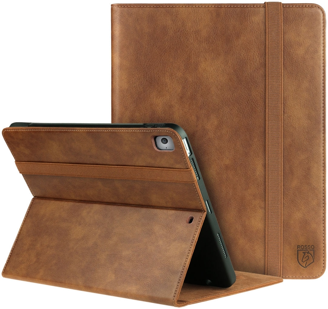 Rosso Element PU Θήκη Apple iPad Air 3rd Gen 2019 / Pro 10.5" 2017 με Υποδοχή Apple Pencil - Brown