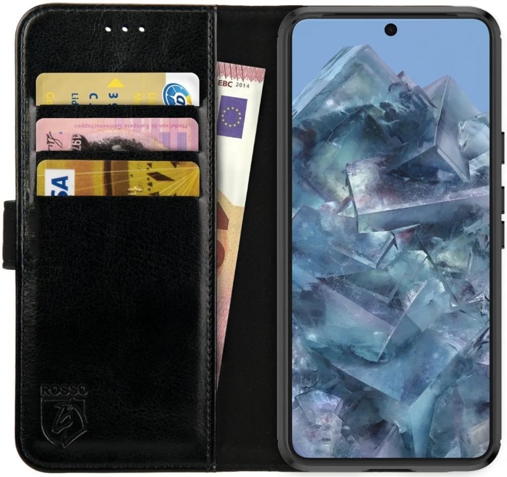 Rosso Element PU Θήκη Πορτοφόλι Google Pixel 8 Pro - Black 