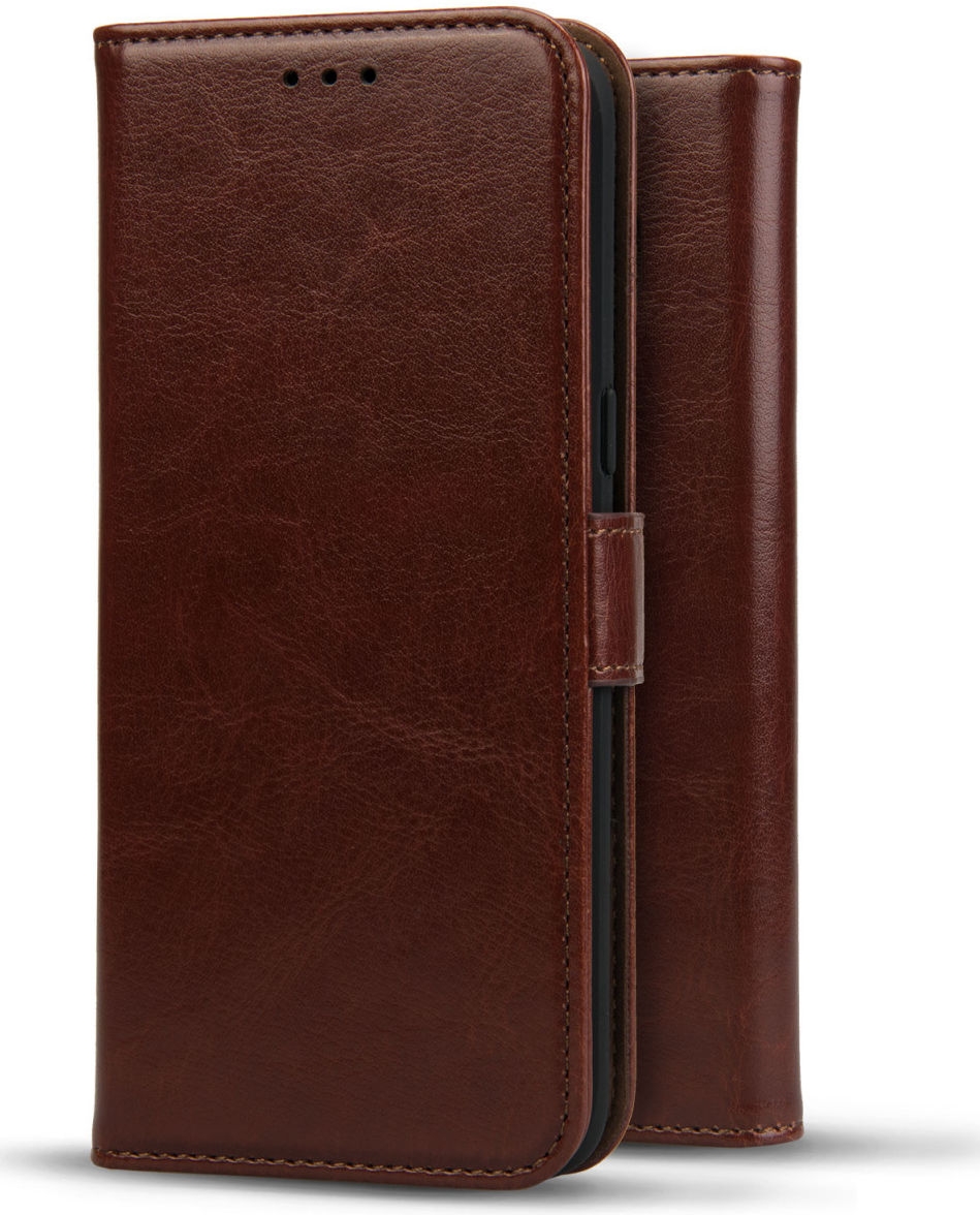 Rosso Element PU Θήκη Πορτοφόλι Oppo A54 - Brown