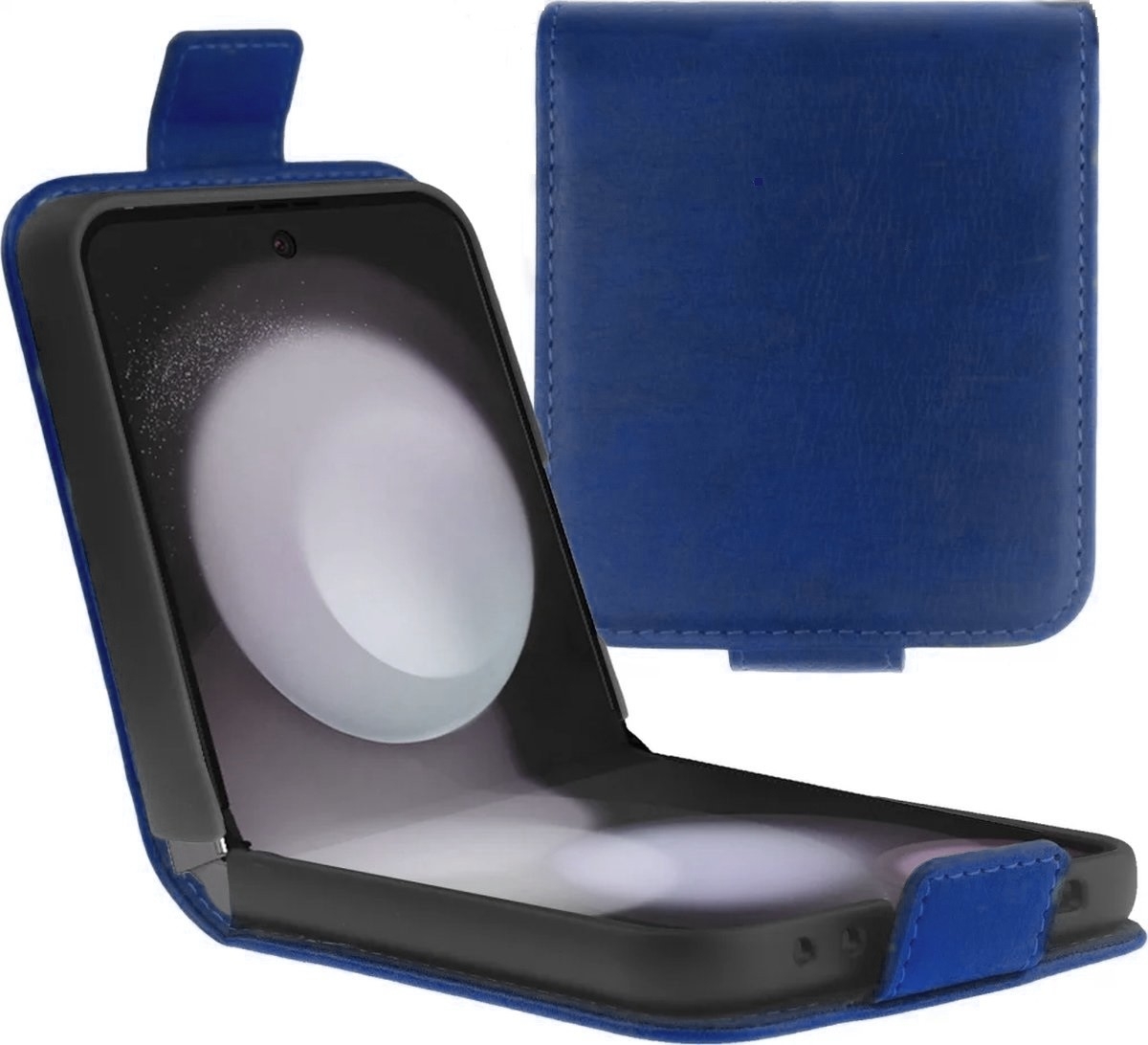 Rosso Element PU Θήκη Πορτοφόλι Samsung Galaxy Z Flip5 - Blue