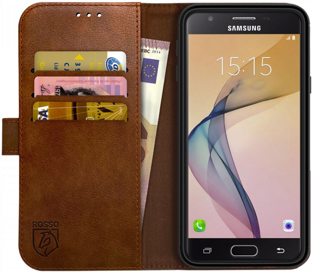 Rosso Element PU Θήκη Πορτοφόλι Samsung Galaxy J5 2016 - Brown