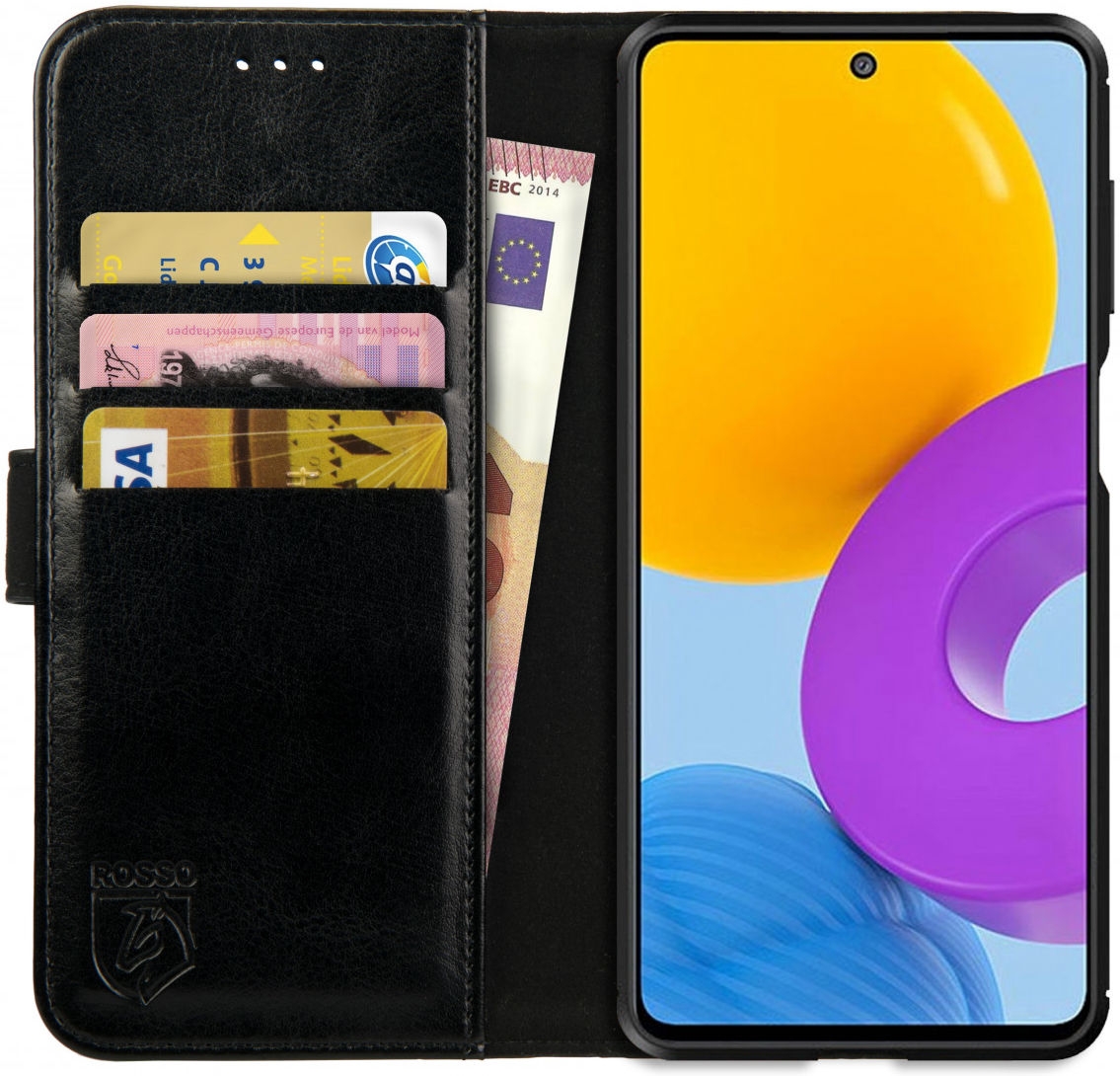 Rosso Element PU Θήκη Πορτοφόλι Samsung Galaxy M52 5G - Black