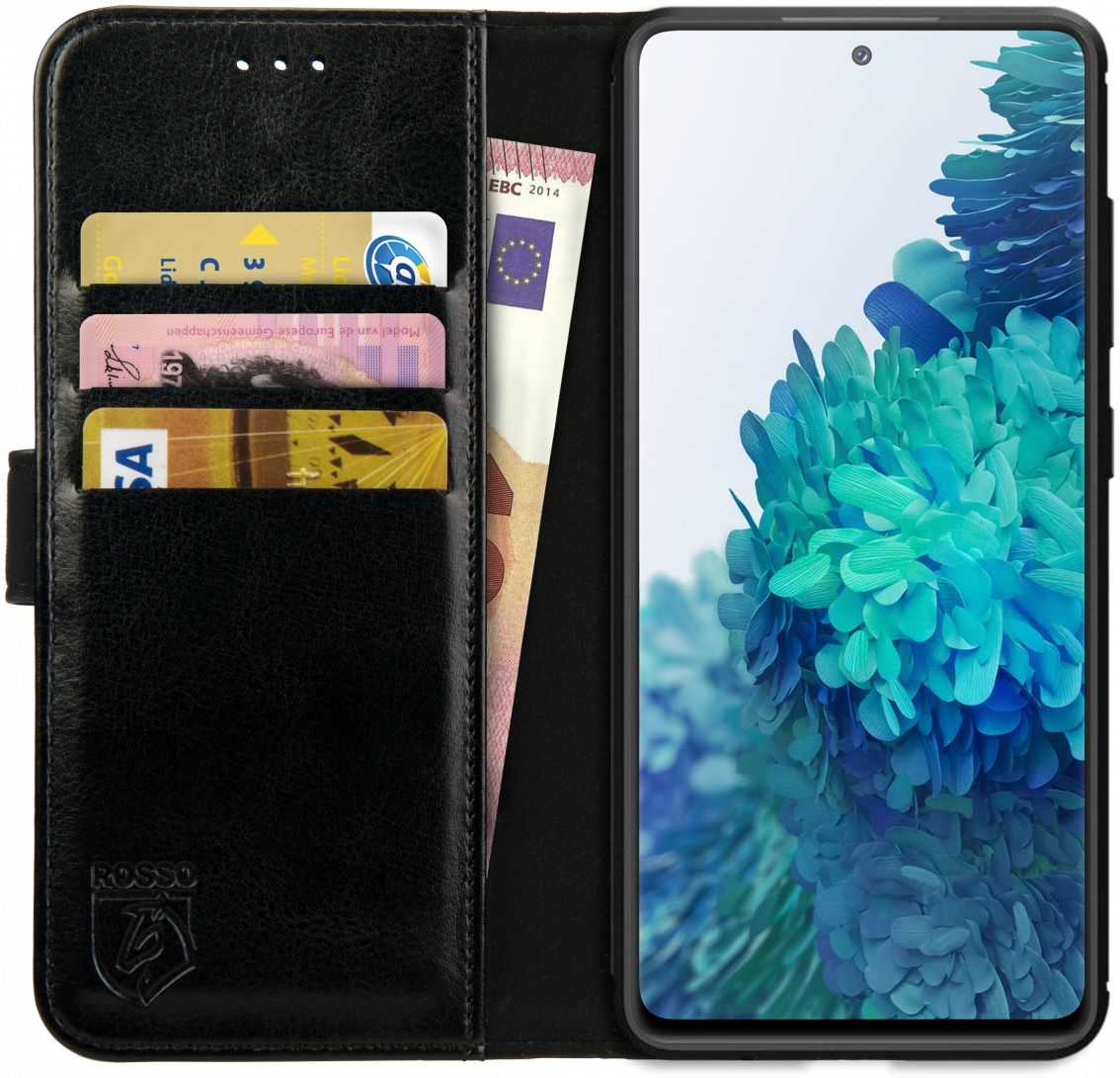 Rosso Element PU Θήκη Πορτοφόλι Samsung Galaxy S20 FE - Black