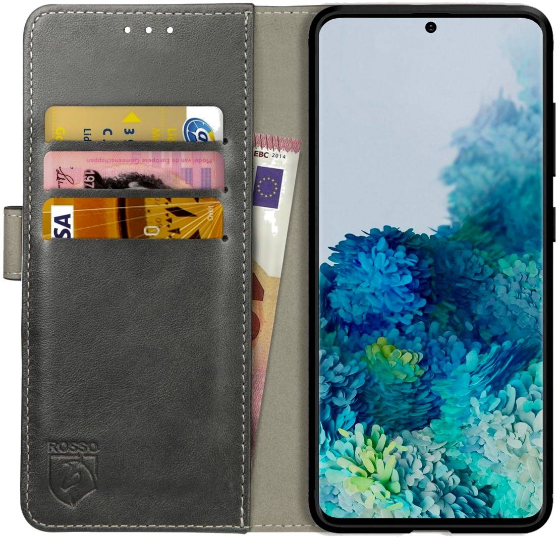 Rosso Element PU Θήκη Πορτοφόλι Samsung Galaxy S20 Plus - Grey