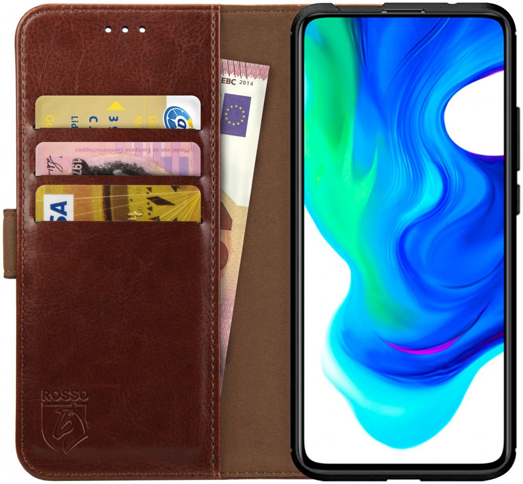 Rosso Element PU Θήκη Πορτοφόλι Xiaomi Poco F2 Pro - Brown